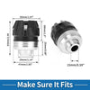 All Models 2 x Frame Sliders Front-Fork Protection Plastic Silver Tone