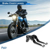 Kawasaki ZZR600 Adjustable Short Long Brake Clutch Levers Black Silver Tone