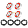 Honda Fourtrax 300 2x4 TRX300 Front Wheel Hub Bearings Seals (1993–2000)