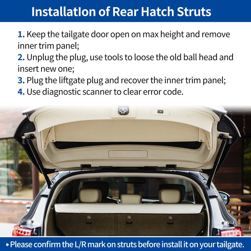 Ford Explorer (2020-2024) 1 Pair Tailgate Lift Support