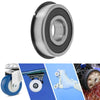Machinery Deep Groove Ball Bearings 20x52x15mm Silver Tone Black