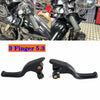 Harley Electra Glide 3 Finger 5.3'' Brake & Clutch Levers Set (2009-2023)