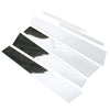 Dodge Charger 2011-2021 Door Trim Piano Covers 6 x Chrome Pillar Posts Set