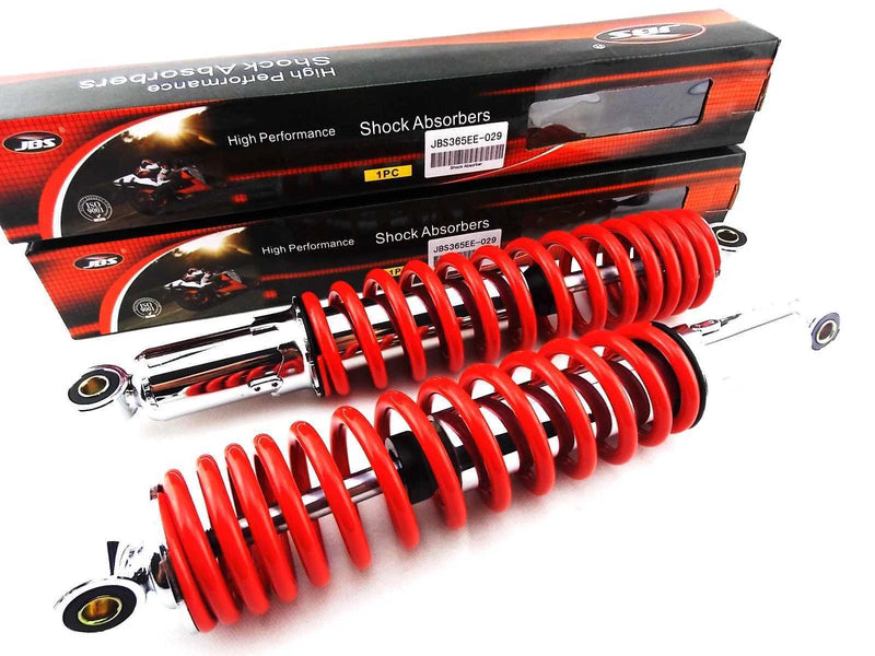 Kawasaki F8 250 Bison 365mm JBS Red/Chrome Shock Absorbers