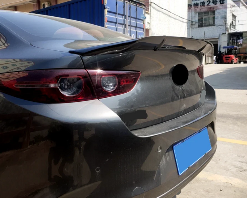 Mazda 3 Sedan ABS Rear Trunk Spoiler Wing R Style (2019-2024)