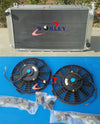 Nissan Patrol Y60 4.2L 3 Row Aluminum Radiator + 2 Fans (87-97)