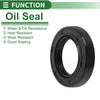 Make Model Oil Seal / 32x52x10mm / Rotary Shaft Seal NBR Rubber Black