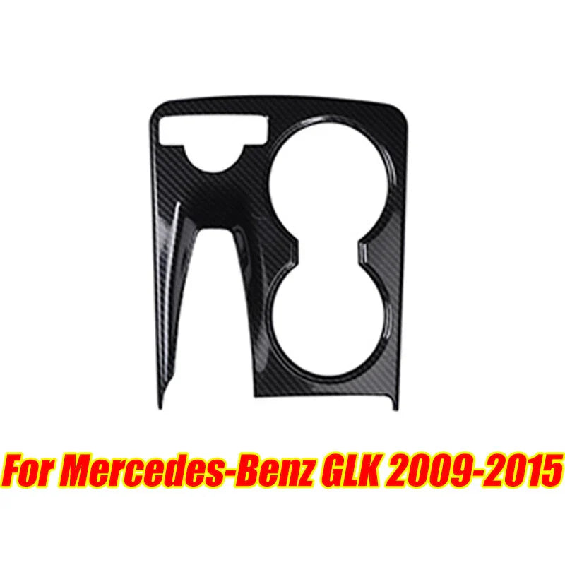 Mercedes-Benz GLK Carbon Fiber Cup Holder Panel Cover (2009–2015)