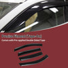 Ford Escape Side Window Vent Visors Black Window Deflectors (2013-2019)