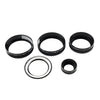 Lexus NX250 350h 5 x Black Console Volume AC Switch Button Rings (2022-2024)