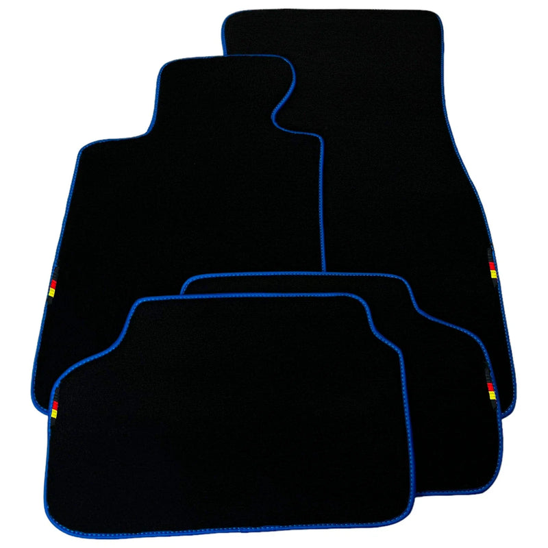 BMW 5 Series E60 Sedan AutoWin Black Floor Mats (2003-2010)