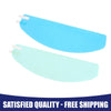 Motorcycle Helmet Rain Proof Anti Fog Film / 9.65 x 3.46 / 2 x Sticker