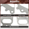 Mitsubishi Pajero 4 Pcs Exhaust Manifold Gasket (1999-2006)