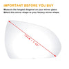 Hyundai Elantra Right Side White Mirror Glass (2016-2018)