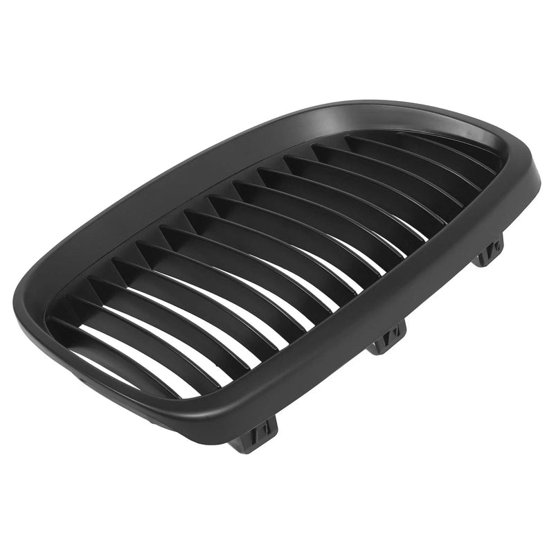 BMW E92 2 Door Matte BK Front Kidney Grille Dual Slat (2006-2010)