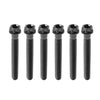 Motorcycle Bike 6pcs M10x50mm Titanium Torx Head Flange Screws