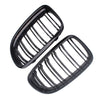 BMW 3 Series E90 E91 Gloss Black Front Kidney Grilles (2008-2011)