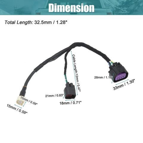 Dodge Ram 1500 2500 3500 Car Camera Wiring Harness (2013-2017)