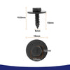 BMW 50 pcs Screw Bolt Retainer Under Cover