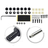 Cars License Plate Screws Plastic+Stainless Steel