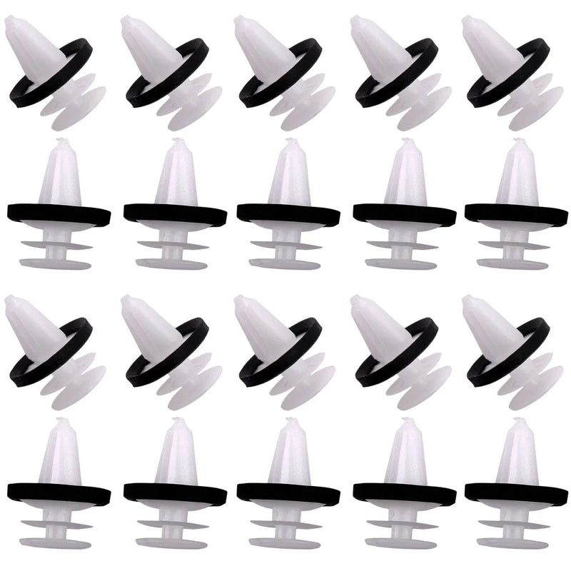 Ford - 20 x Nylon Door Trim Clips Door Panel Clips (Fits Various Models)