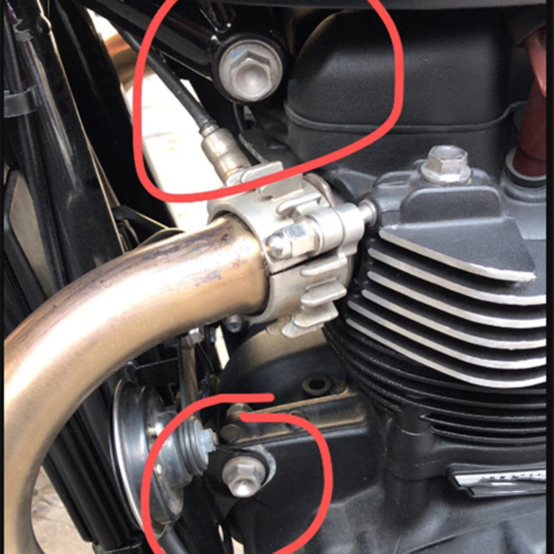 Triumph Bonneville Bobber (2017-2020) Silver Engine Guard Crash Bar