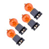 Car 4 x Amber 12V 24W Halogen Turn Signal Light Bulbs