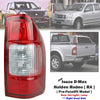 Isuzu D-Max, Holden Rodeo RA RHS Tail Light (2002-2006)