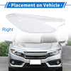 Kia Forte Front Right Headlight Lens Cover (2013-2015)