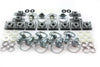 Renault Clio V6 12 x Dzus Bolt Clip Kit Engine Bay Tray Cover
