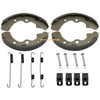 Kawasaki Mule 2510-2520 2 x Front Brake Shoes w/Springs Pins (1993–2000)