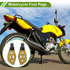 Motorcycle FootPegs 5.1" Rear Foot Pegs Gold Tone 1 pair