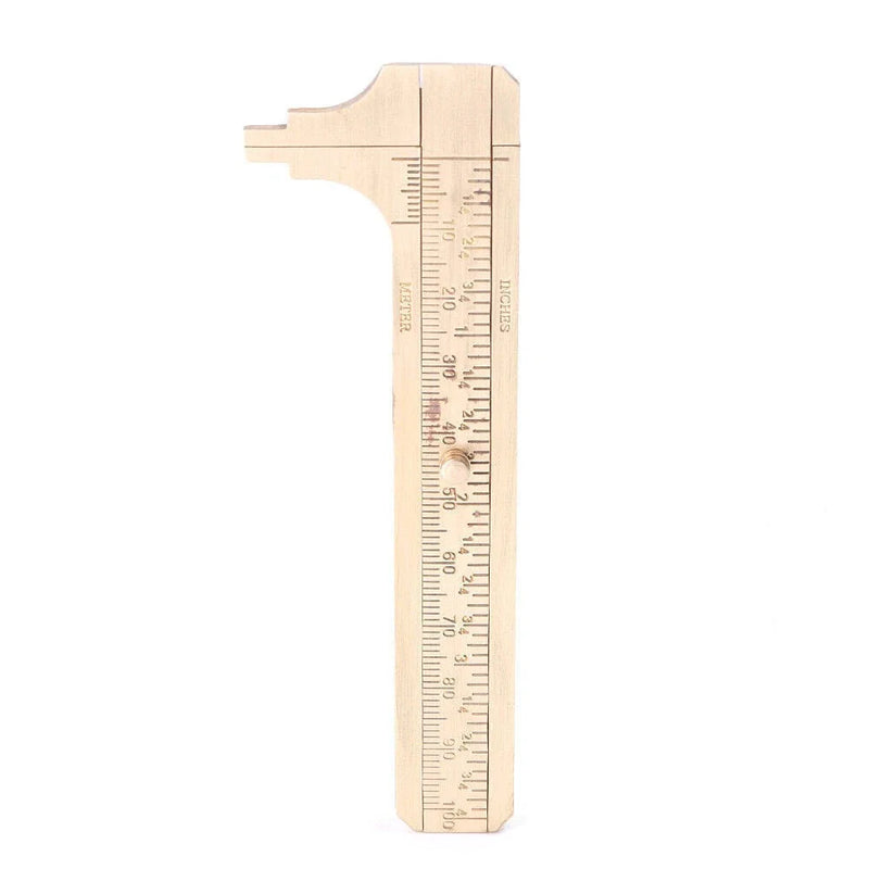 Gem & Bead Measuring 4 Inch Brass Caliper Sliding Vernier Ruler Gauge