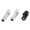 Harley Softail Slim Chrome Passenger Foot Pegs Mount Clevis Kit (2012-2017)