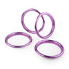 Audi A3 S3 Q2L 2012-2019 4 x Purple Car Air Vent Cover Rings