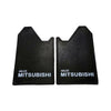 Mitsubishi 4WD 4X4 Off-Road Mud Flaps Splash Guards  Black Rubber