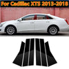 Cadillac XTS 6X Glossy Black Door Trim B Pillar Posts Cover (2013–2018)