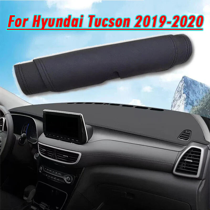 Hyundai Tucson Car Leather Dashboard Dash Cover Protector Mat (2019–2020)