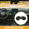 Ford EcoSport 2018-2021 Black Anti-Slip 1 x Piece Dashboard Cover
