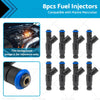 Mercruiser V8 MPI 5.7, 4.3, 5.0, 350 Mag 8 x Fuel Injectors