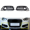 Audi A1 2010-2014 Fog Lamp Grill Cover ( Gloss Black)