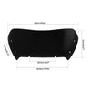 Harley CVO Road Glide Black Windshield Bracket Mounts (2023-2025)