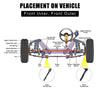 Lincoln MKX, Ford 4 x Front Inner Outer Tie Rod End Link Kit (2007-2015)