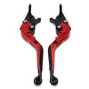 Yamaha FJR 1300, XJR1300 CNC Red Extendable Brake Clutch Levers (2004-2020)
