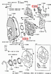 Hilux LN171 LN170 LN167 5L 2L 3L Front Crankshaft &