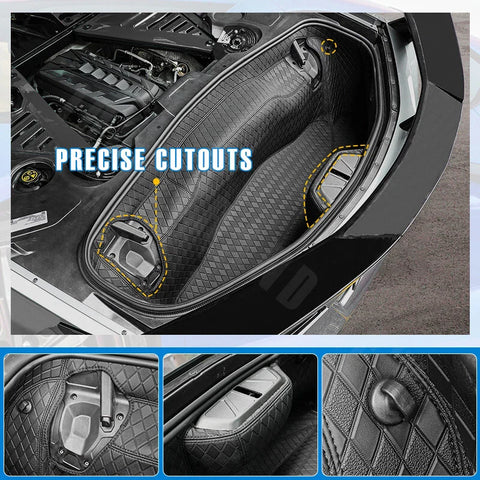 Corvette C8 Z06 Z51 (2020-2024) Cargo Liner Tray Trunk Mat 2 x