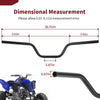 New 2013-2024 Yamaha Raptor 700 YFM 700R SE Black Handlebars