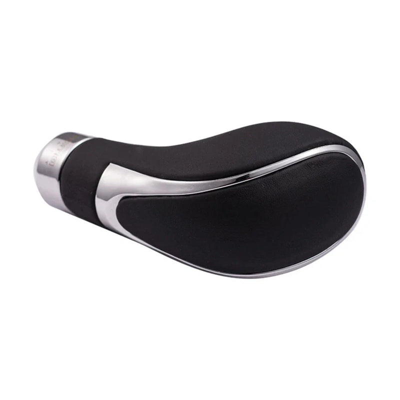Car Black Leather Gear Shift Knob Shifter Lever Grip (8mm, 10mm, 12mm)