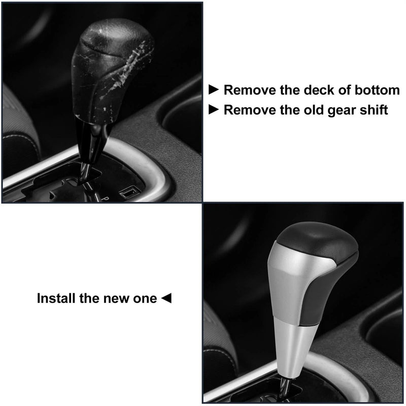 Toyota Tundra Black Faux Leather Gear Shift Knob