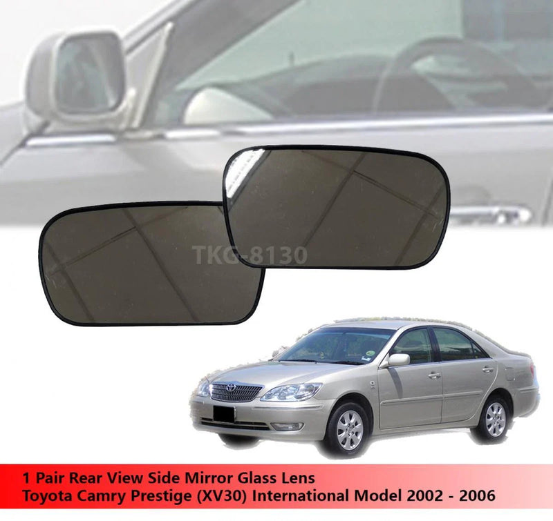 Toyota Camry Prestige (VX30) 2 x Rear View Mirror Glass Lens (2002-2006)